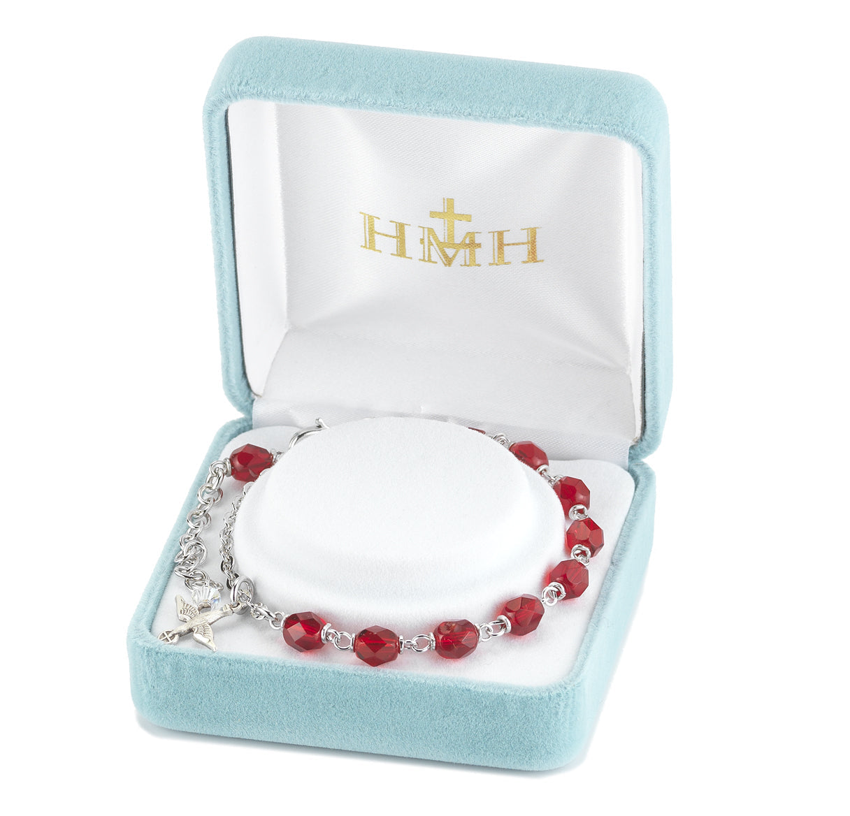 Red Bead Rosary Bracelet | Catholic Rosary