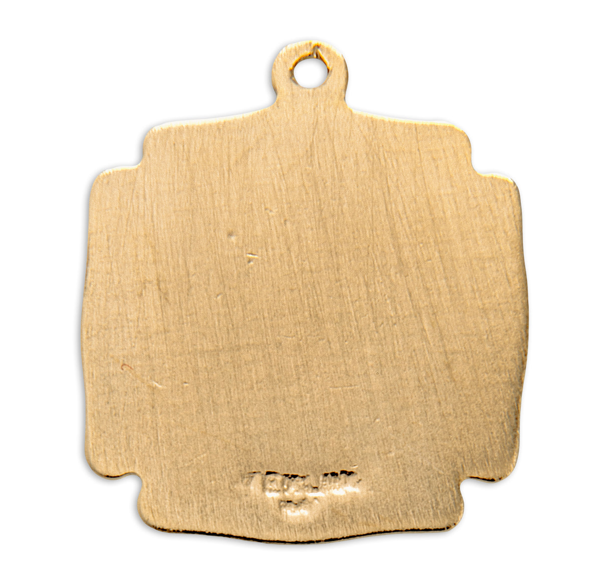 Gold Over Sterling Silver St. Florian Medal Necklace | 16kt Gold Plated .925 Silver