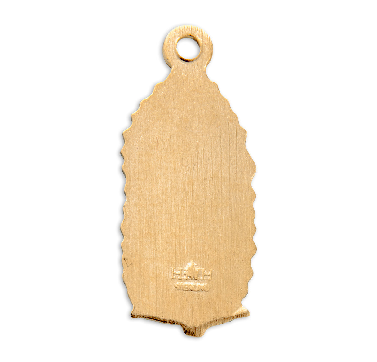 Our Lady of Guadalupe Gold Over Sterling Silver Medal Necklace | 16kt Gold Plated .925 Silver