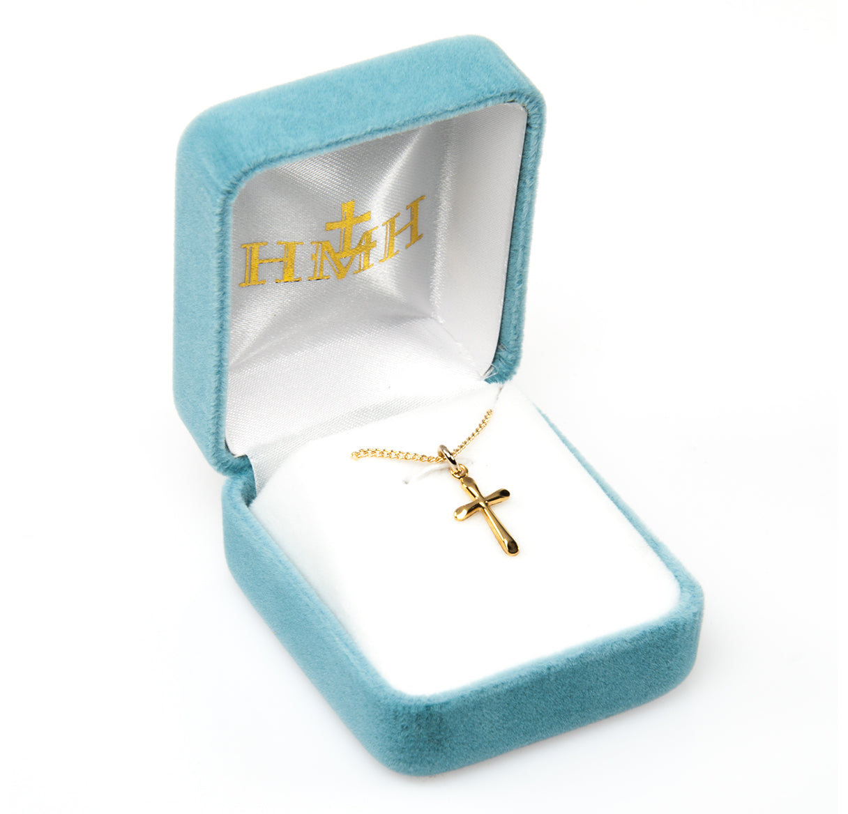 Sterling Silver High Polished Cross Necklace | .925 Silver