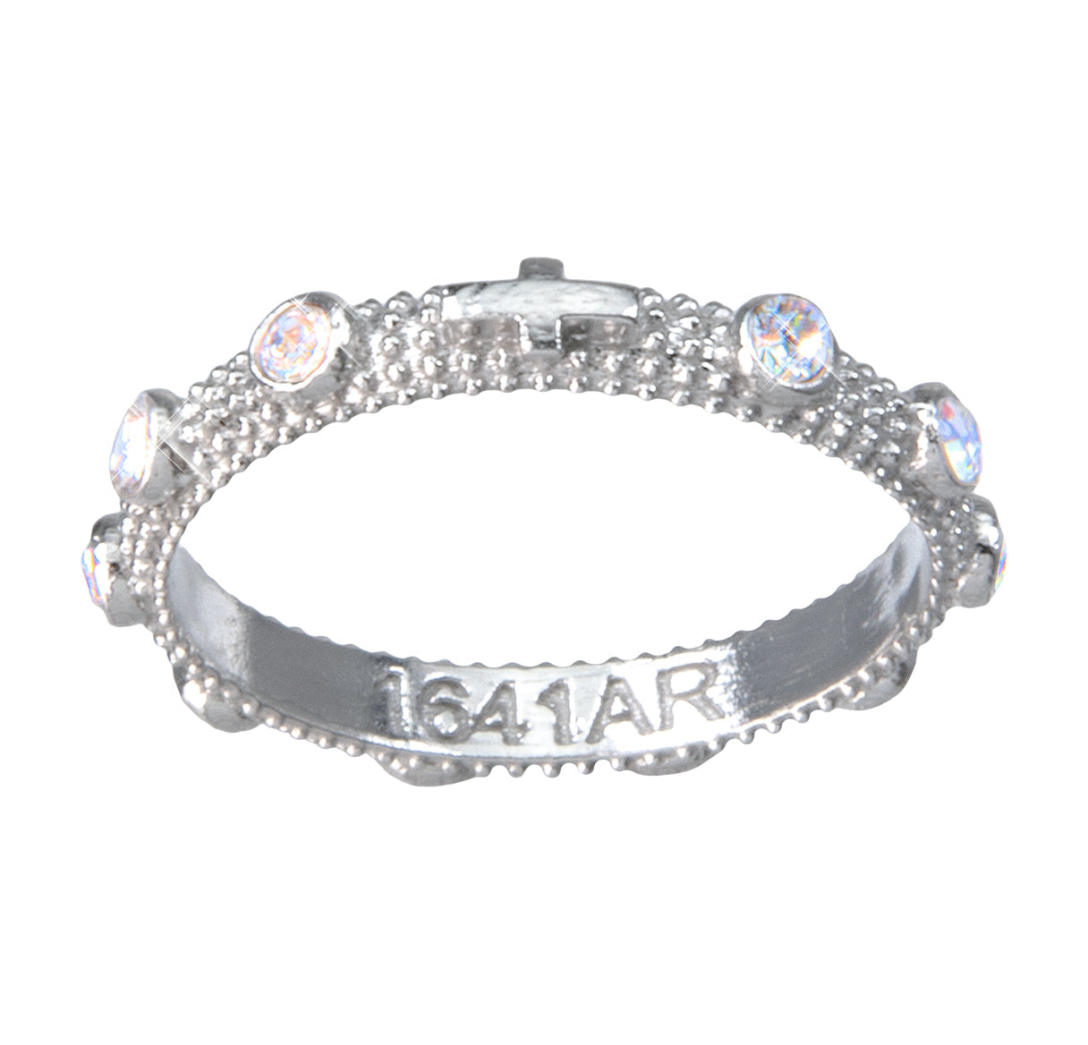 Sterling Silver Rosary Ring | .925 Silver