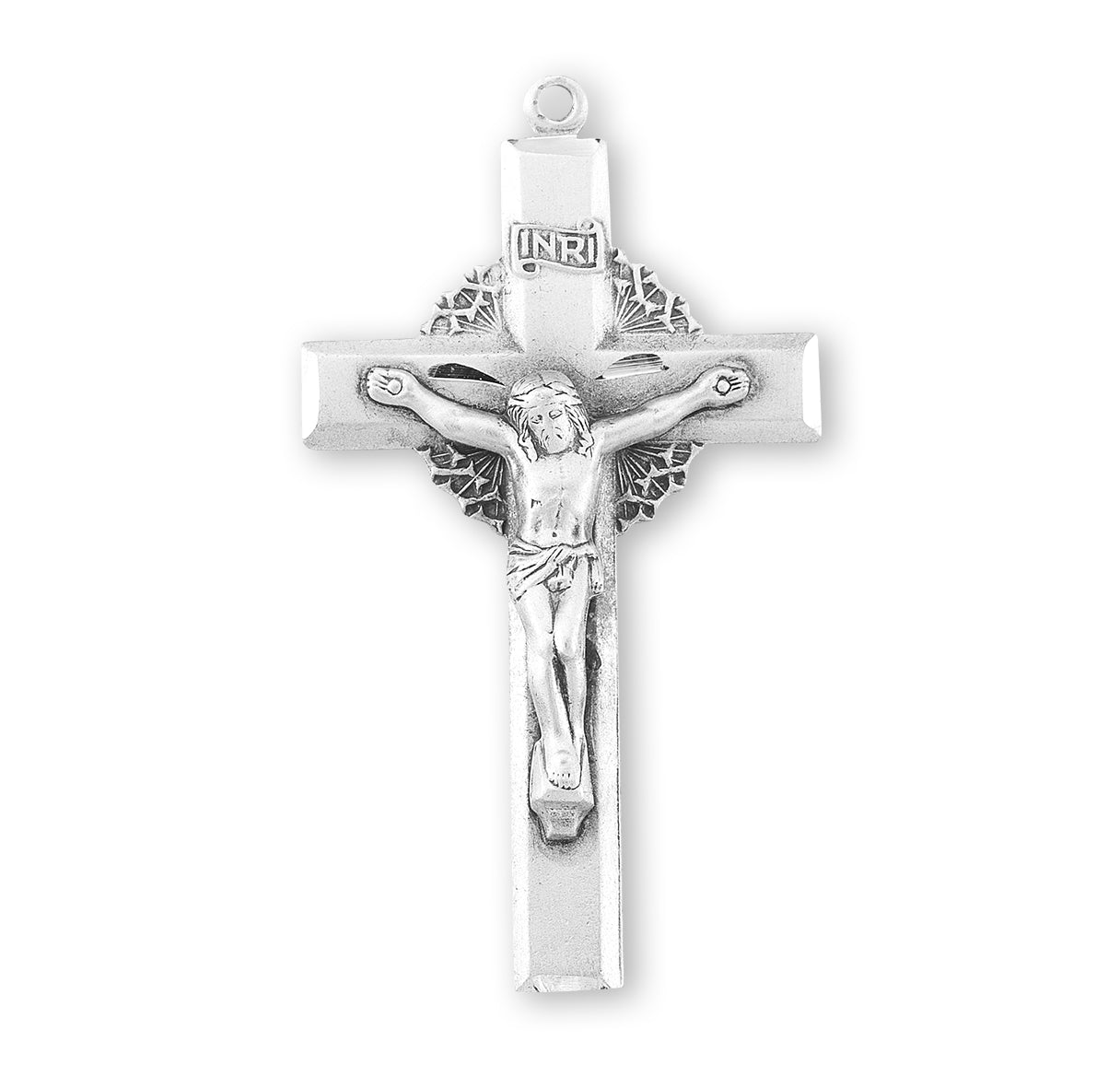 Sterling Silver "Crown of Thorns" Crucifix Necklace | .925 Silver