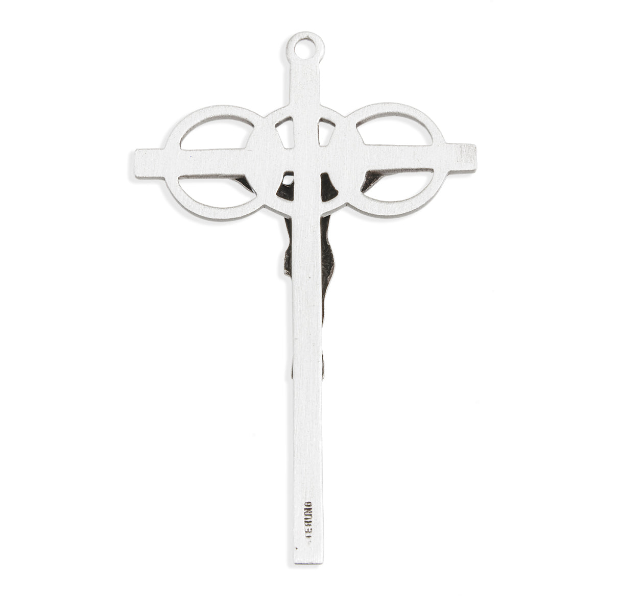 Three Ring Sterling Silver Wedding Crucifix | .925 Silver