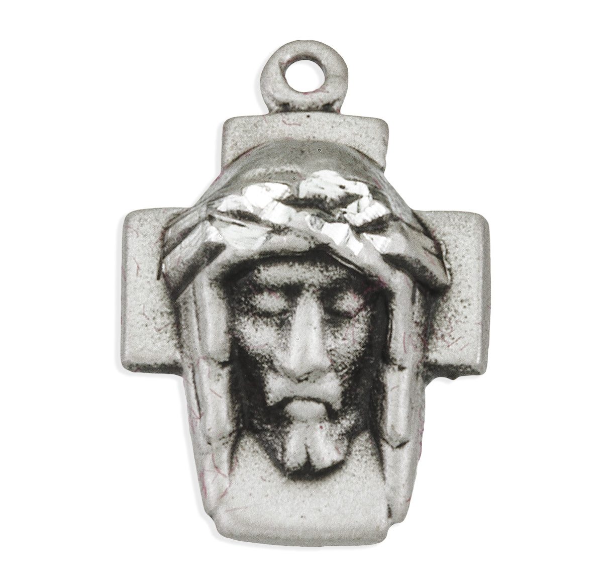 Head of Christ Sterling Silver Medal Pendant with Chain | .925 Silver