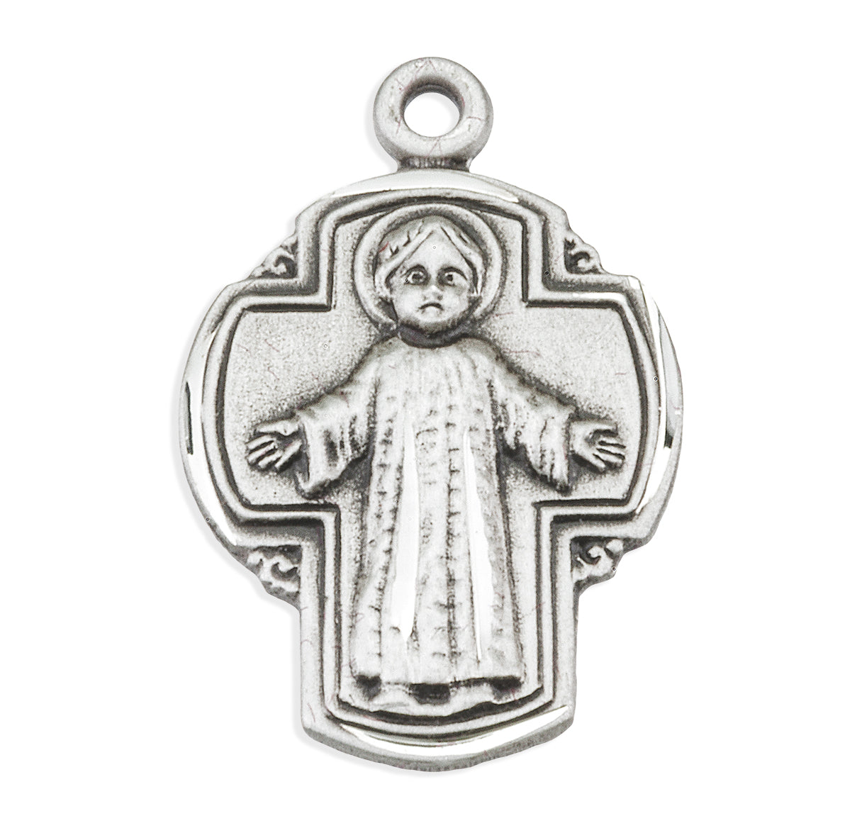 Christ the Child Sterling Silver Cross Necklace | .925 Silver