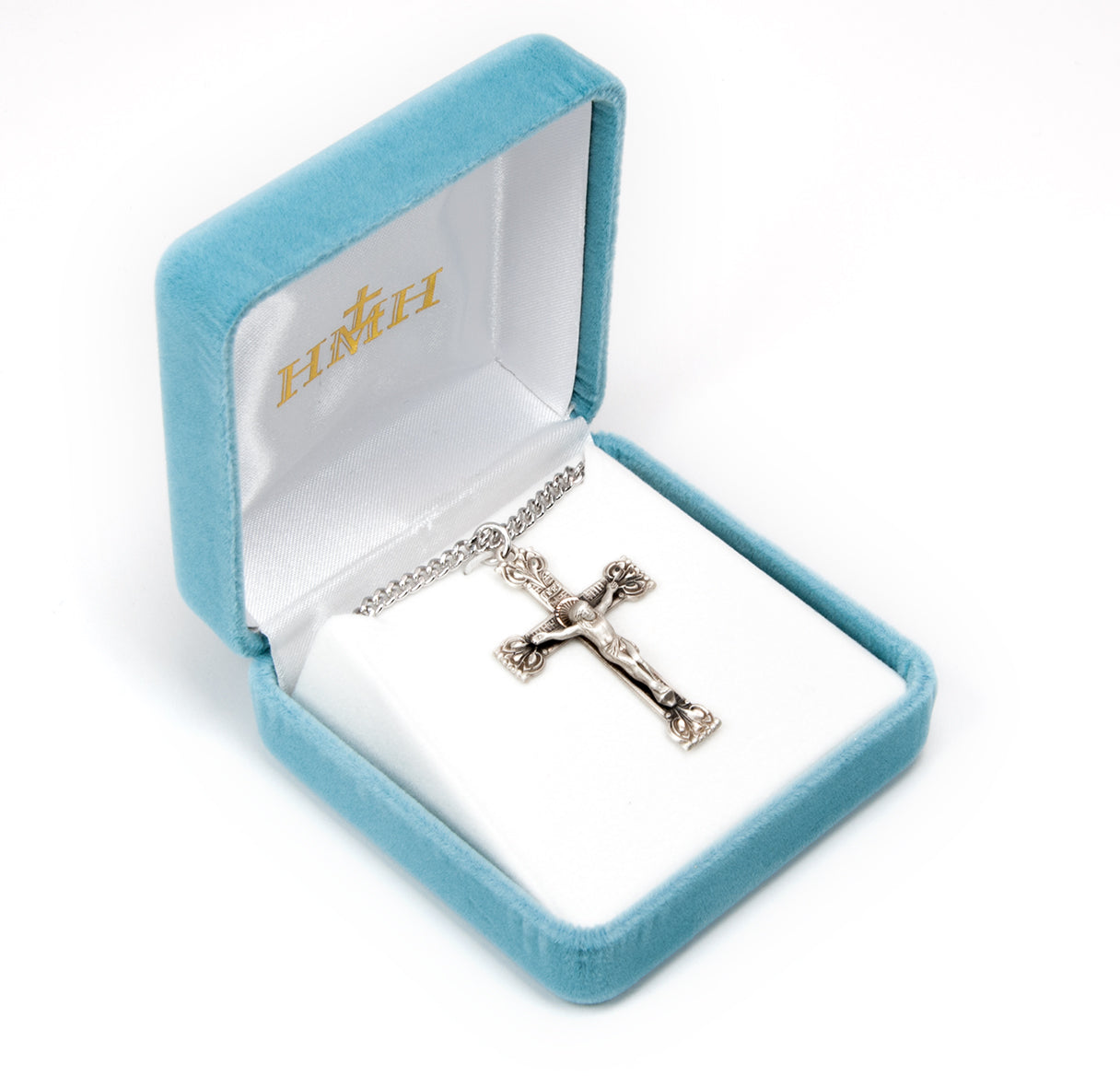 Sterling Silver Highly Detailed Crucifix Necklace | .925 Silver