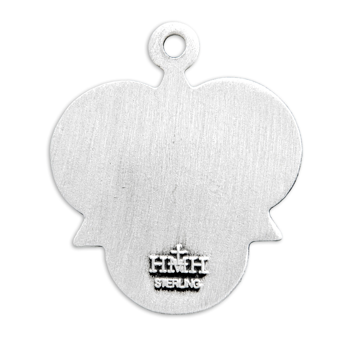 Holy Spirit Sterling Silver Trinity Symbol Medal Pendant with Chain | .925 Silver
