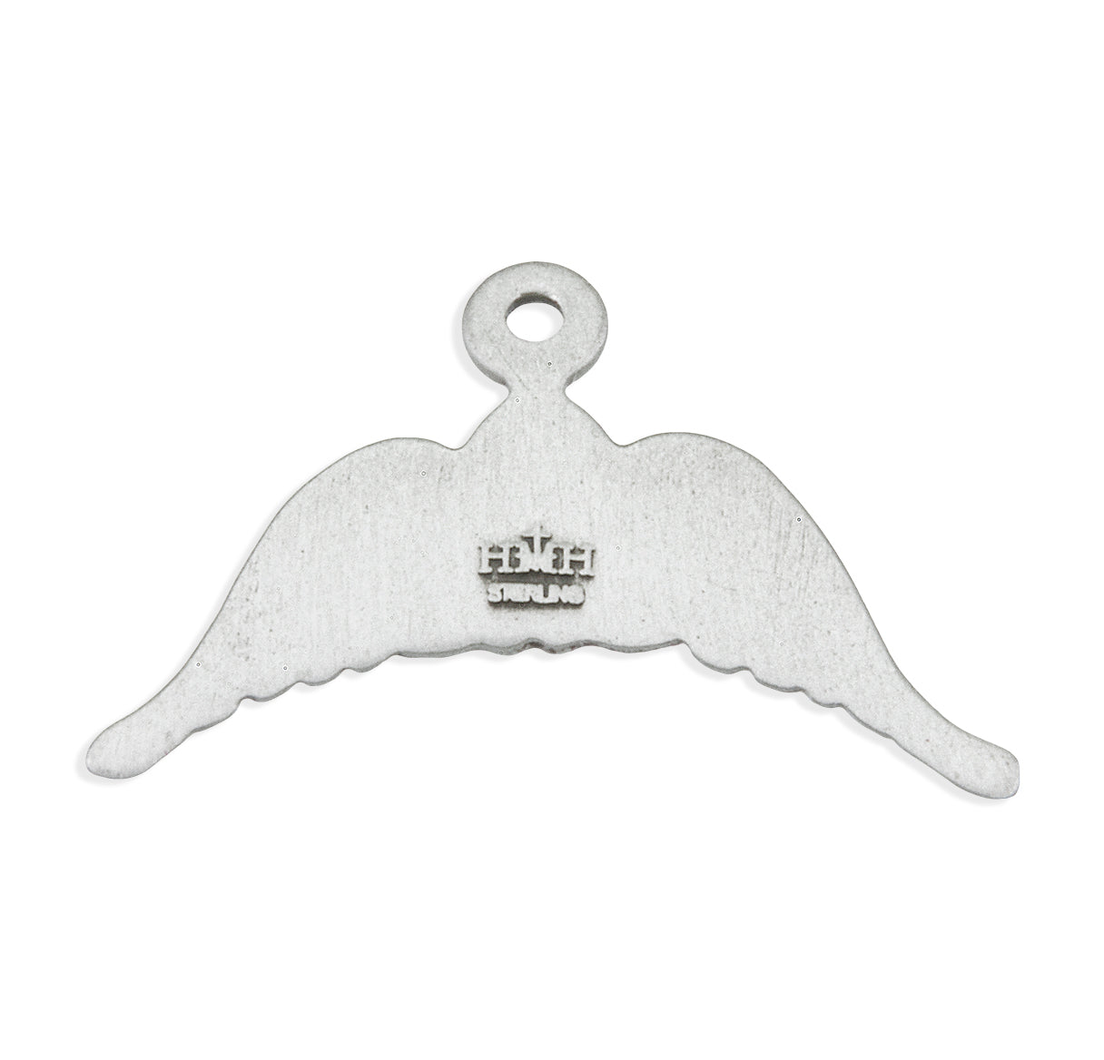 Sterling Silver Angel with Wings Medal Pendant with Chain | .925 Silver