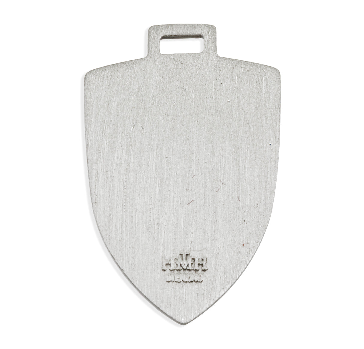 Saint Michael the Archangel Slaying Demon Sterling Silver Shield Medal Pendant with Chain | .925 Silver