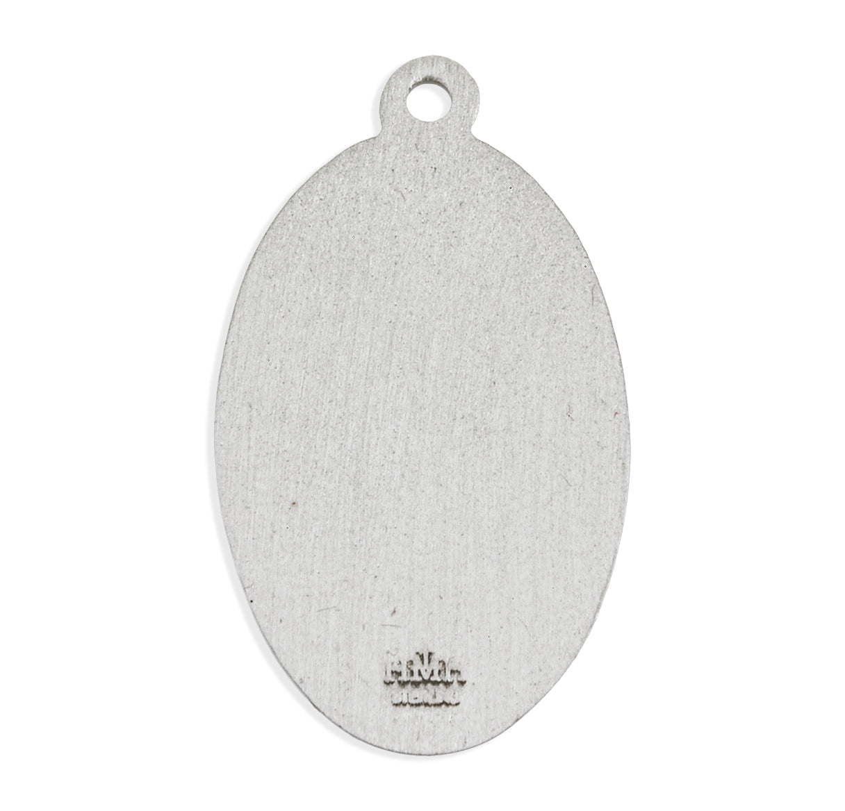 Saint Michael the Archangel Slaying Demon Oval Sterling Silver Medal Pendant with Chain | .925 Silver