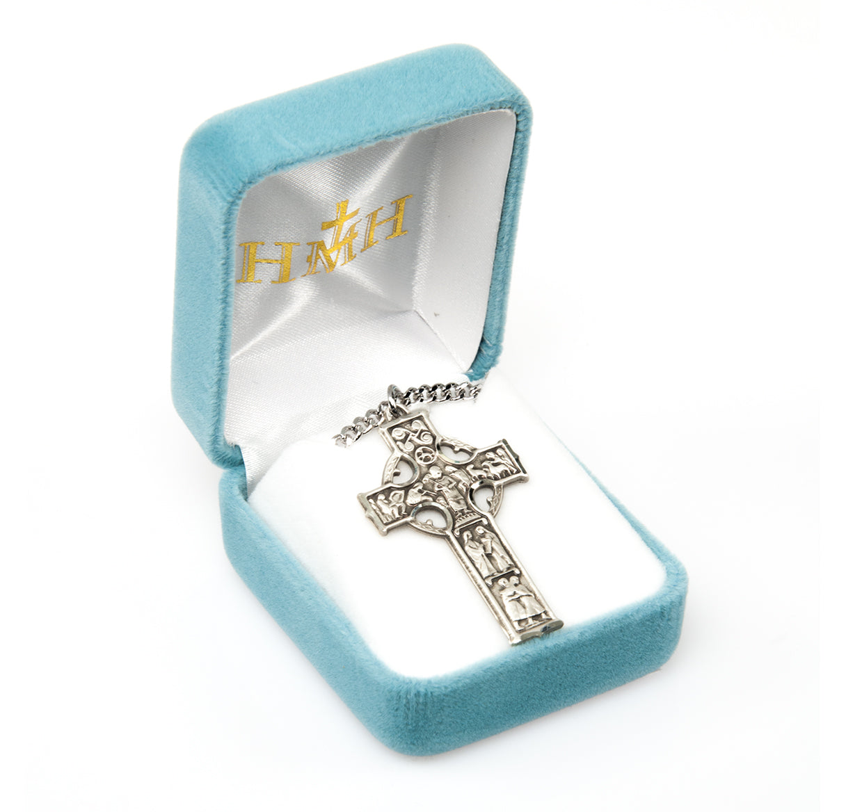 Sterling Silver Irish Celtic cross Necklace | .925 Silver