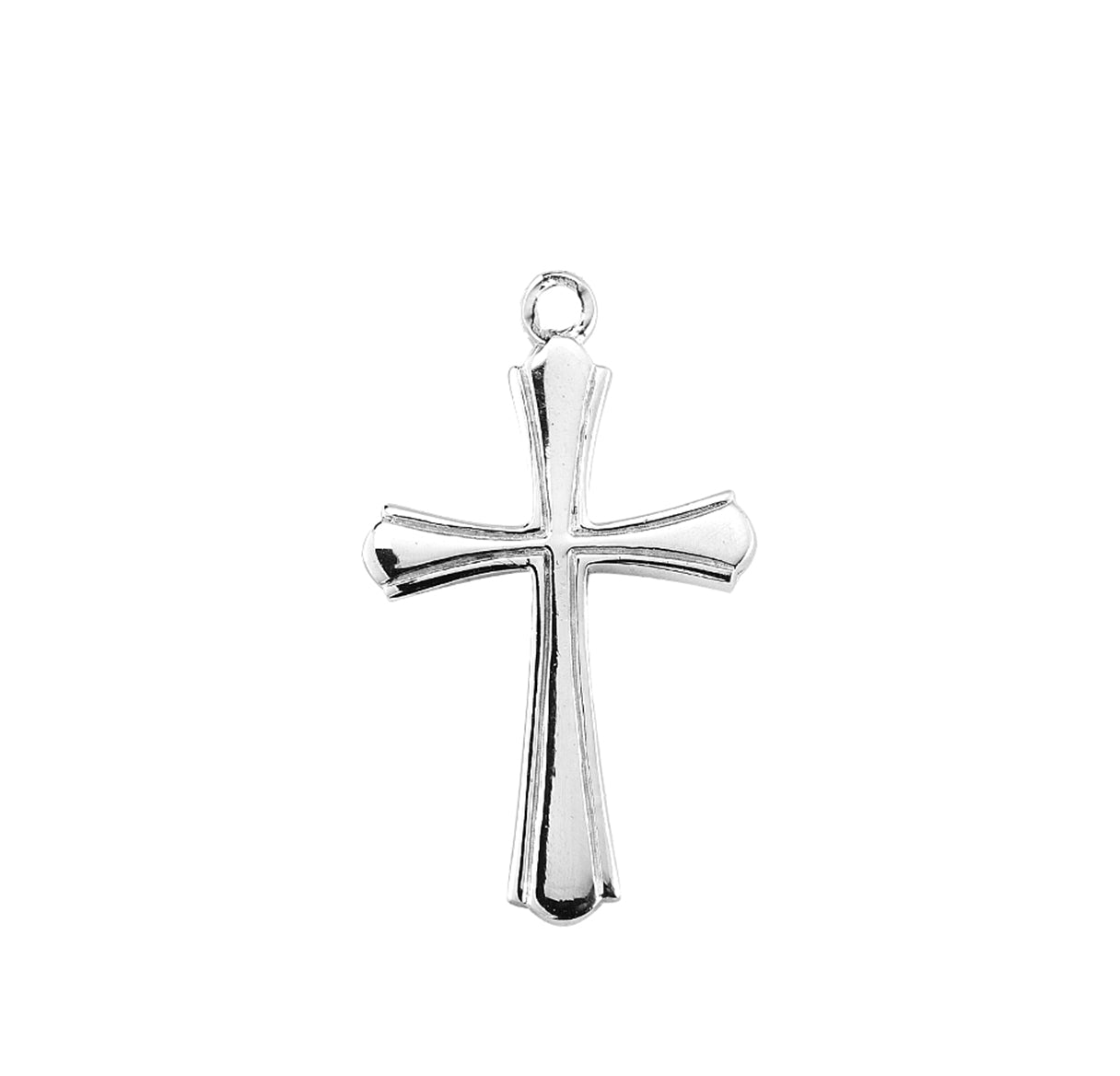 Sterling Silver Plain Cross Necklace | .925 Silver