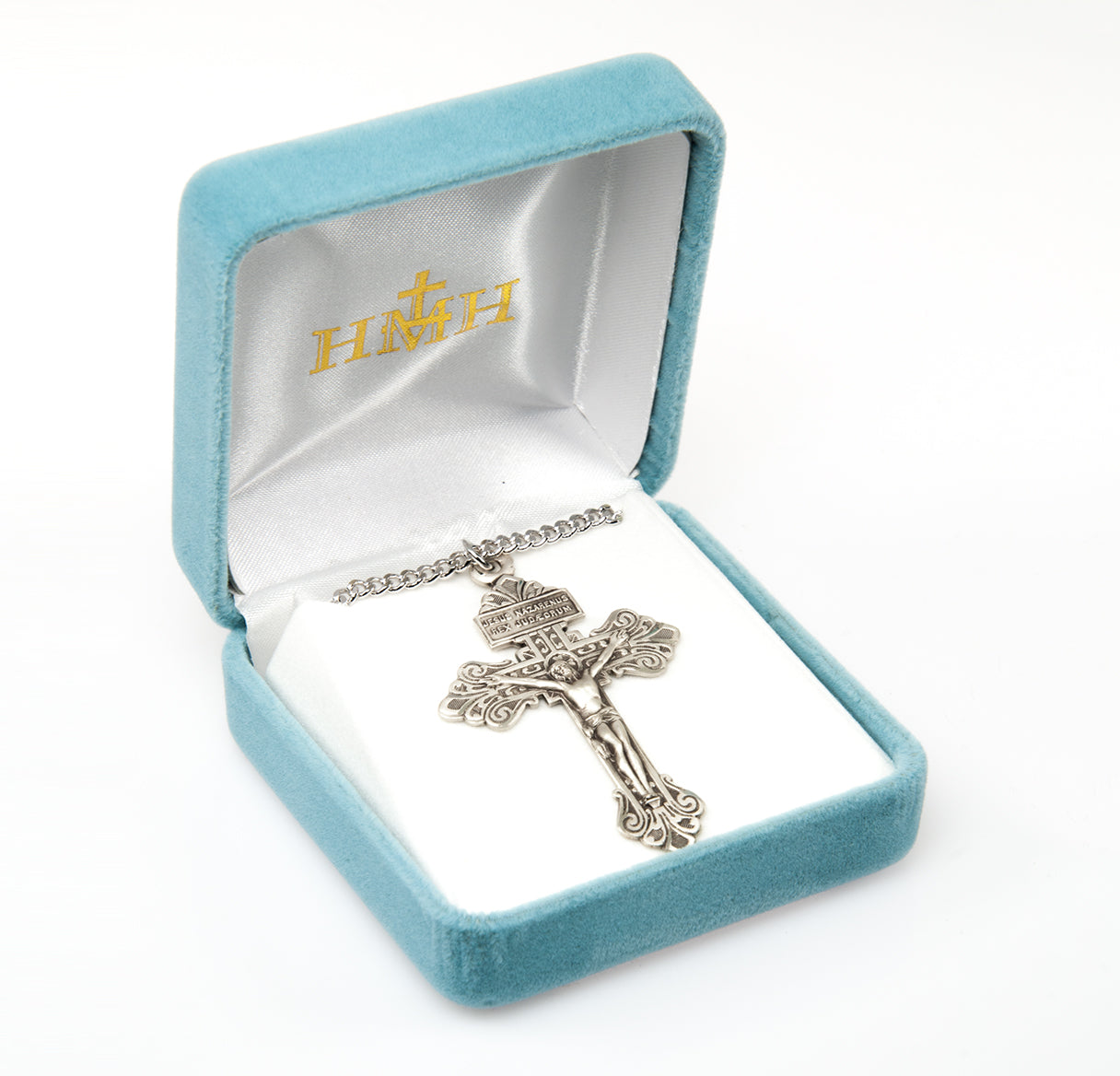 Sterling Silver "Pardon" Crucifix Necklace | .925 Silver