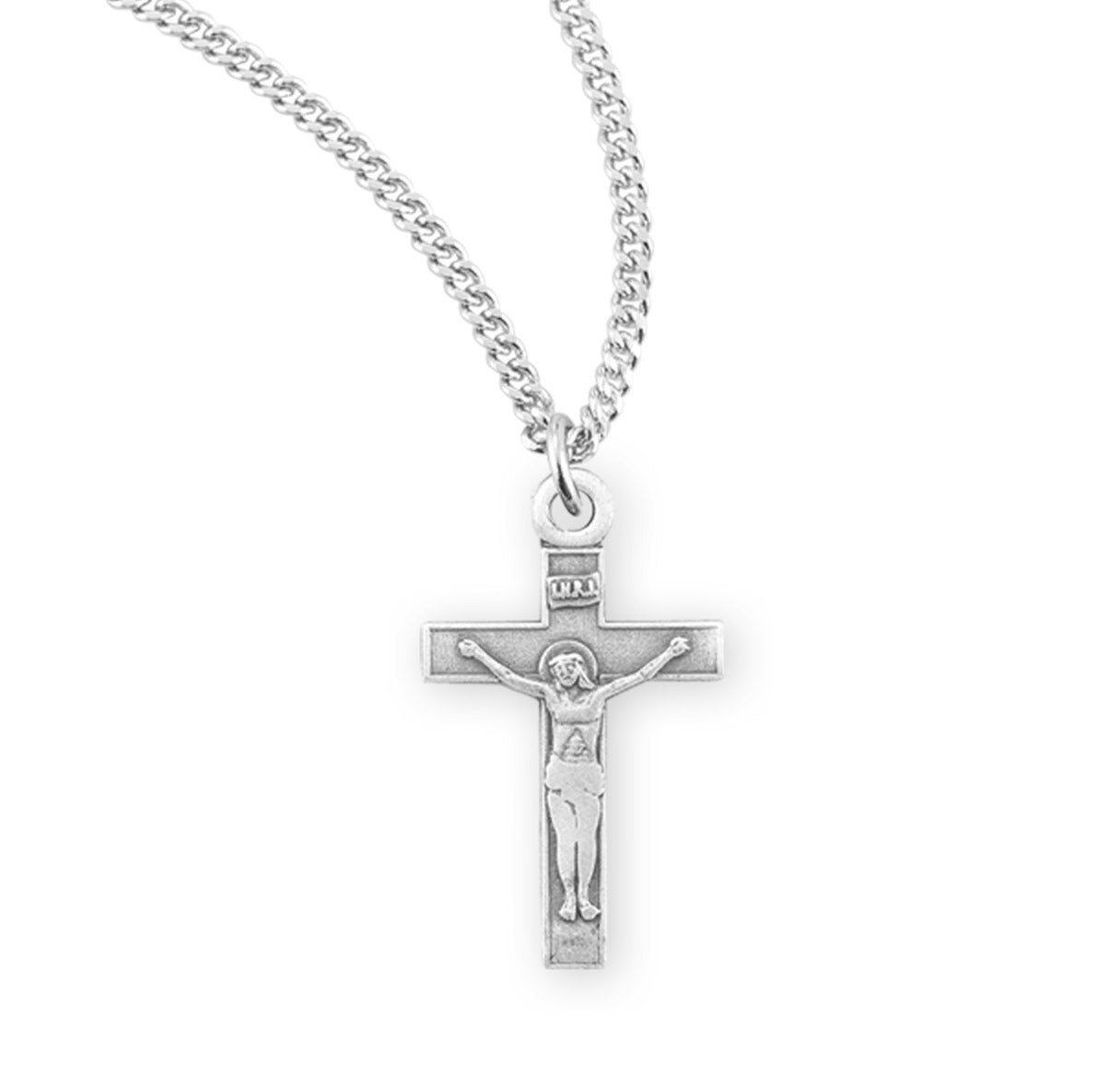 Sterling Silver Basic Crucifix Necklace | .925 Silver