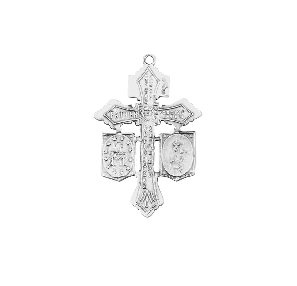Sterling Silver Pardon Crucifix Necklace | .925 Silver