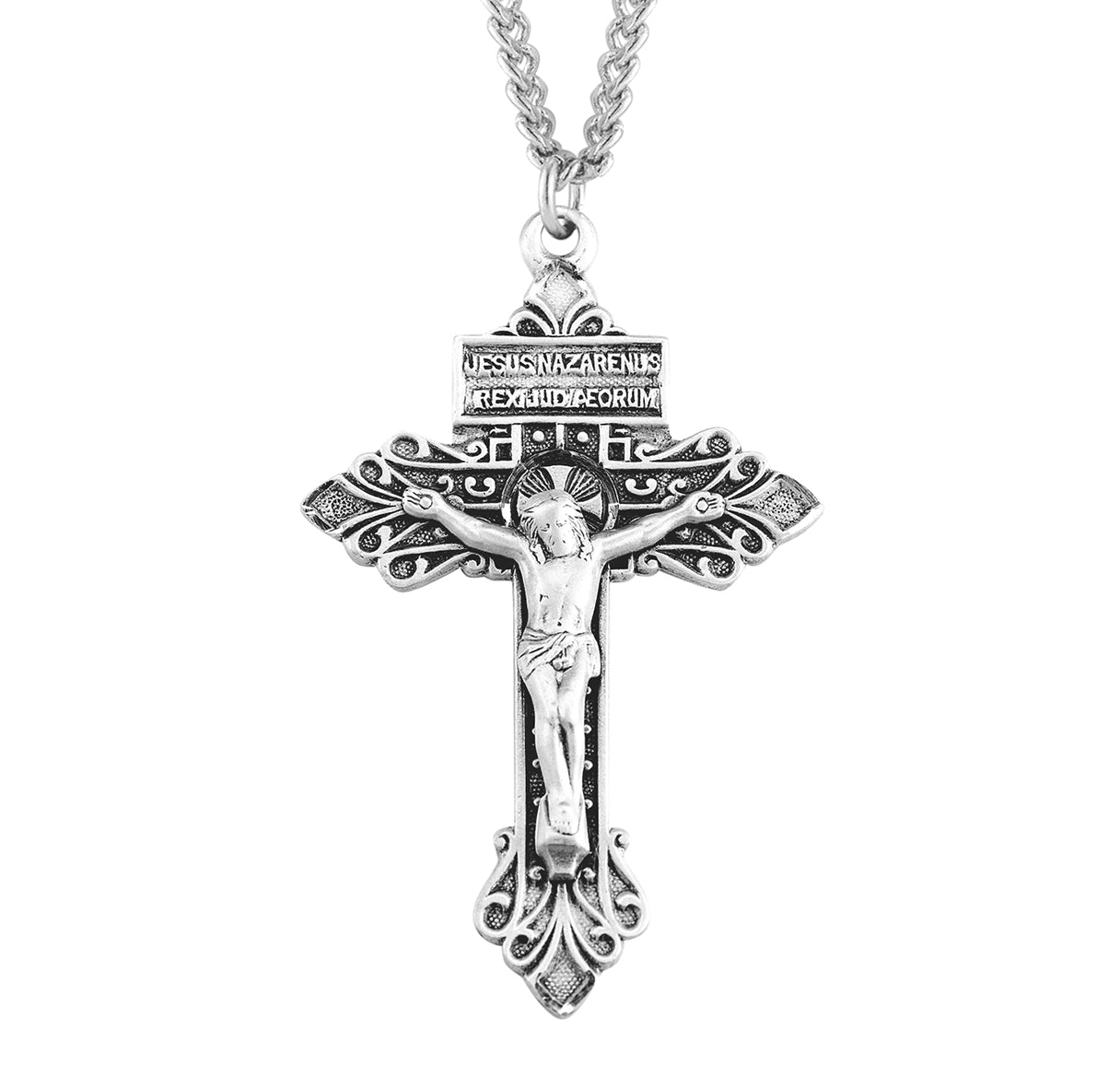 Sterling Silver Pardon Crucifix Necklace | .925 Silver