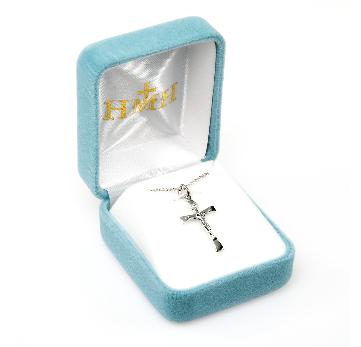 Sterling Silver Narrow Crucifix Necklace | .925 Silver