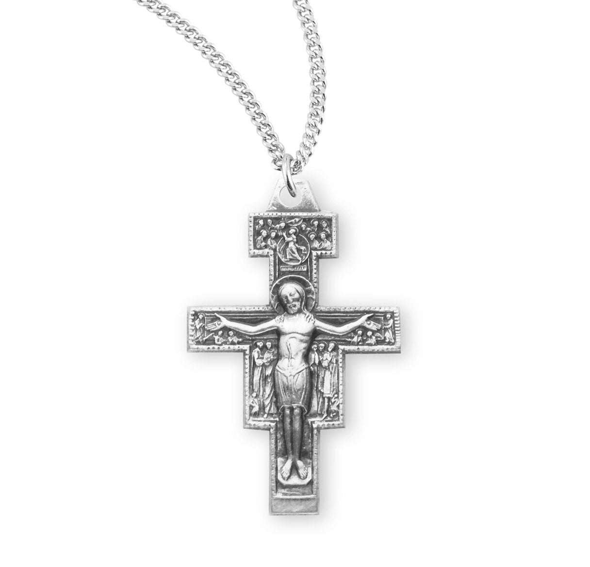 San Damiano Crucifix Necklace | Catholic Jewelry