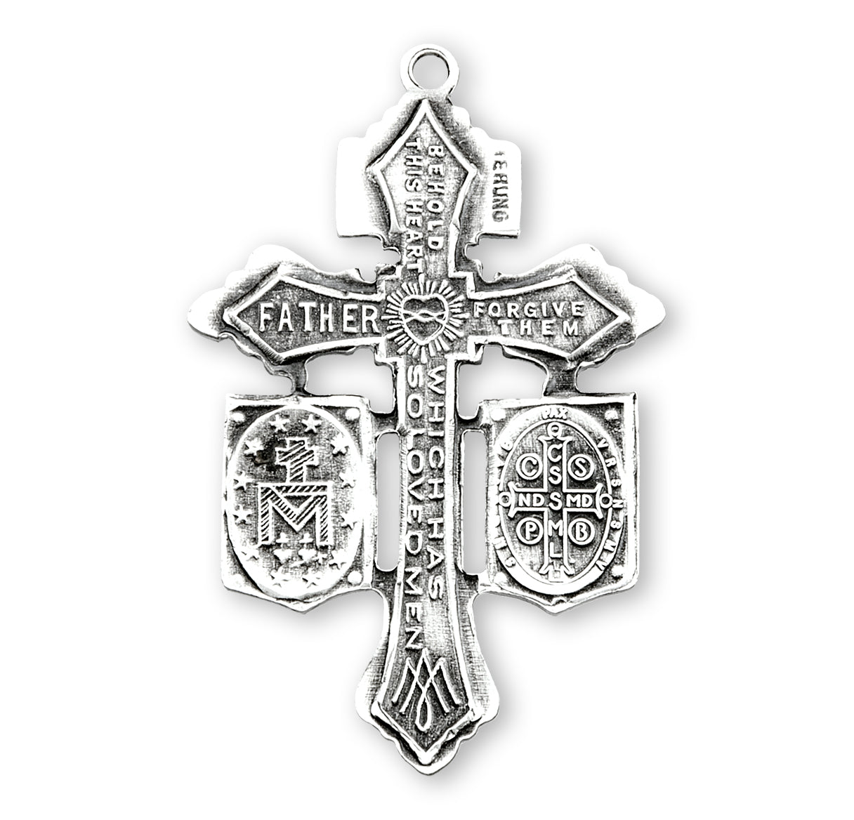 Sterling Silver "Pardon" Crucifix Necklace | .925 Silver
