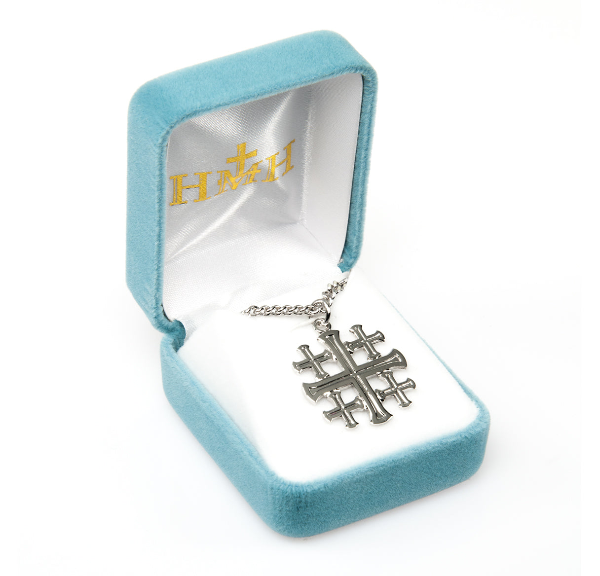 Sterling Silver Jerusalem Cross Necklace | .925 Silver
