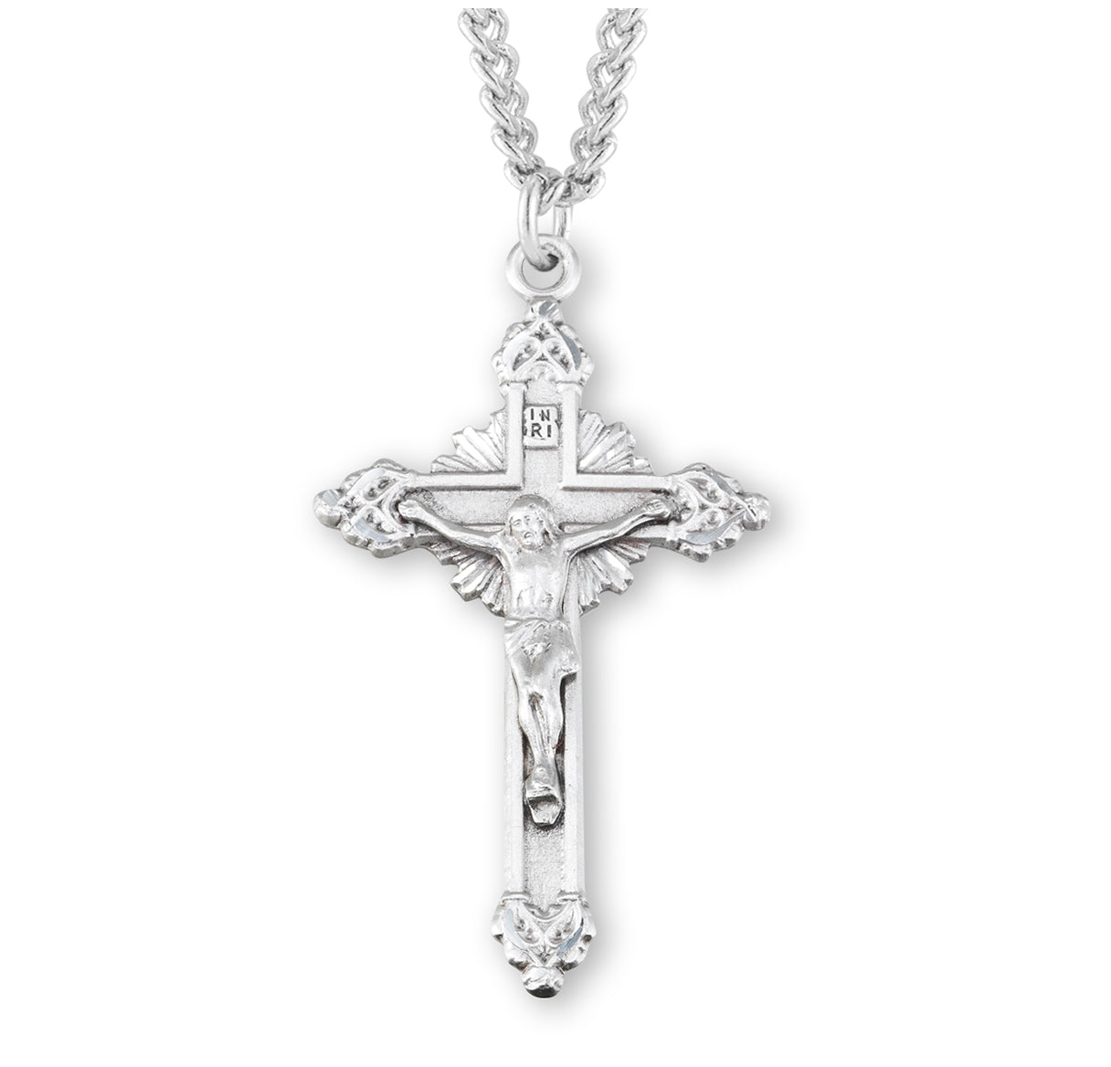 Sterling Silver Crucifix Necklace | .925 Silver