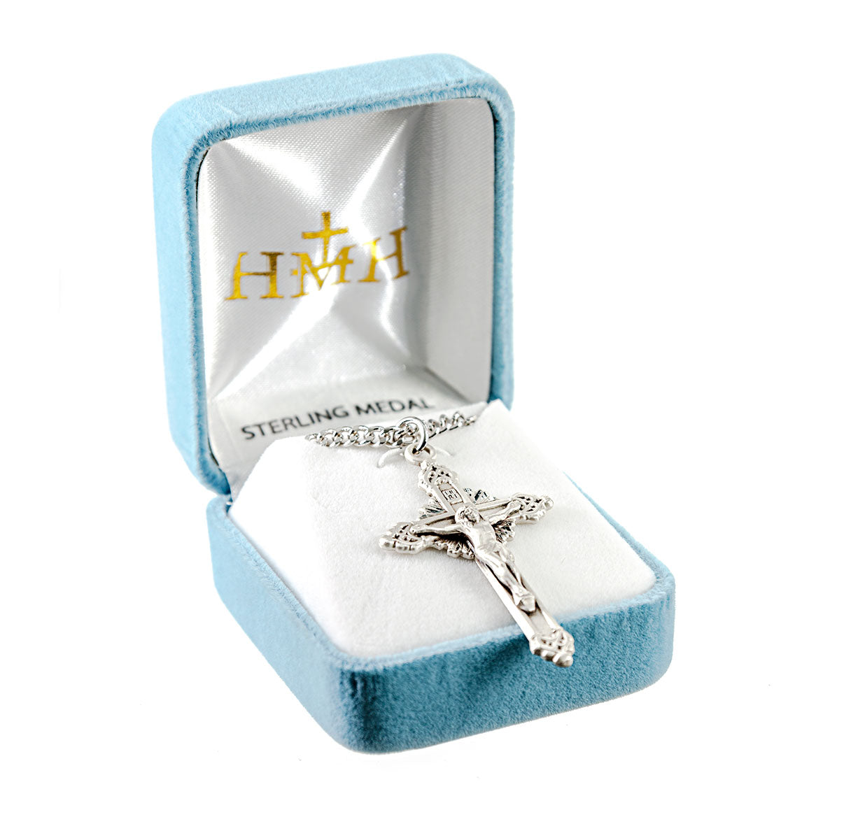 Sterling Silver Crucifix Necklace | .925 Silver