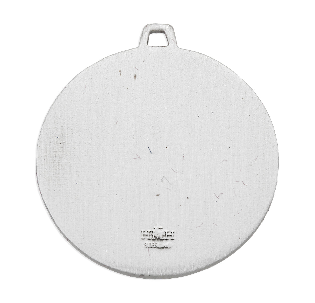 Saint Michael the Archangel Round Sterling Silver Medal Pendant with Chain | .925 Silver