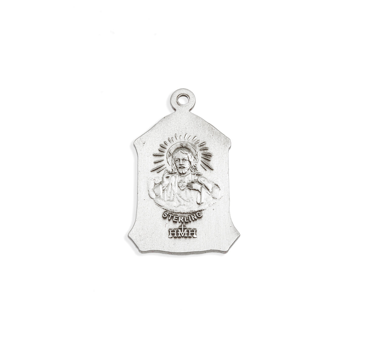 Sterling SIlver Our Lady of LaSalette Medal Pendant with Chain | .925 Silver