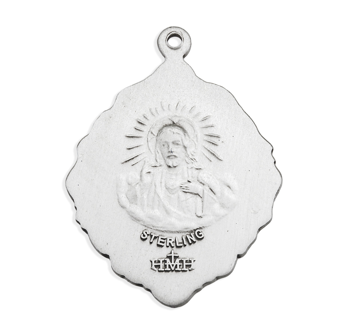 Our Lady of Guadalupe Sterling Silver Medal Pendant with Chain | .925 Silver