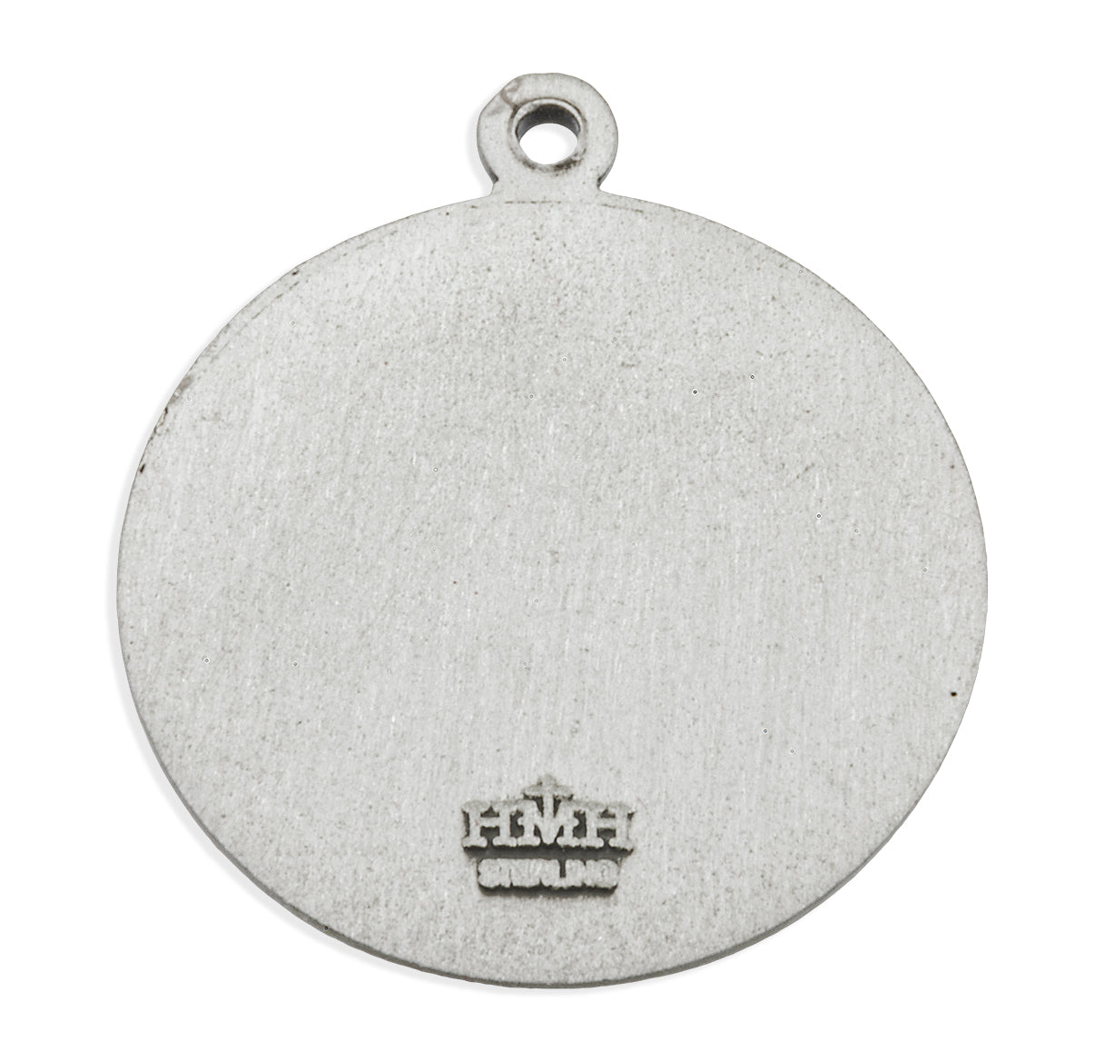 Sterling Silver St. Joseph Medal Seated with Infant Jesus Necklace | .925 Silver