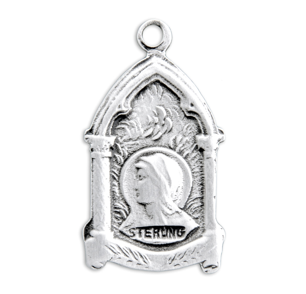 Christ Our King Sterling Silver Medal Pendant with Chain | .925 Silver