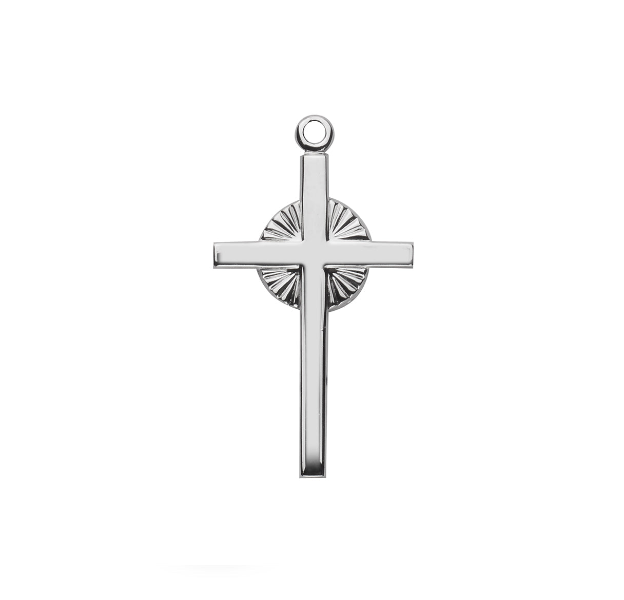 Sterling Silver Fancy Cross Necklace | .925 Silver