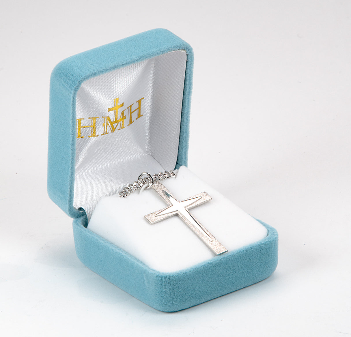 Sterling Silver Large Cross Necklace | .925 Silver