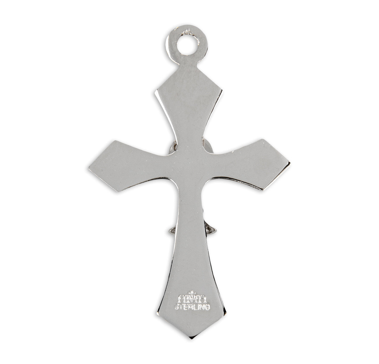 Sterling Silver Cross with a Chalice Necklace | .925 Silver