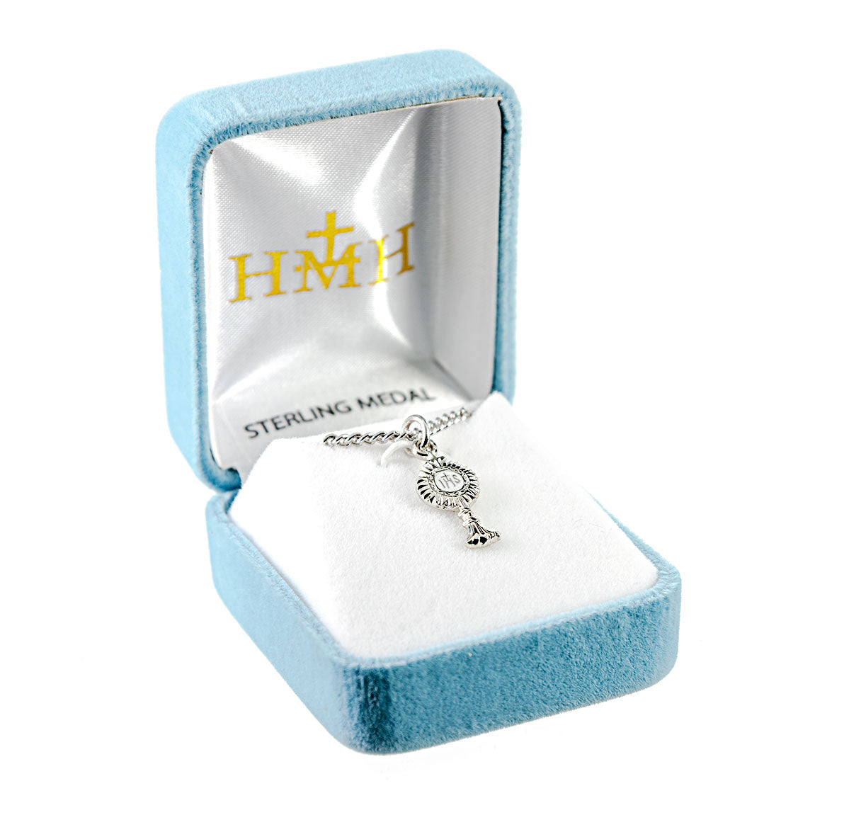 Sterling Silver Monstrance Pendant | .925 Silver