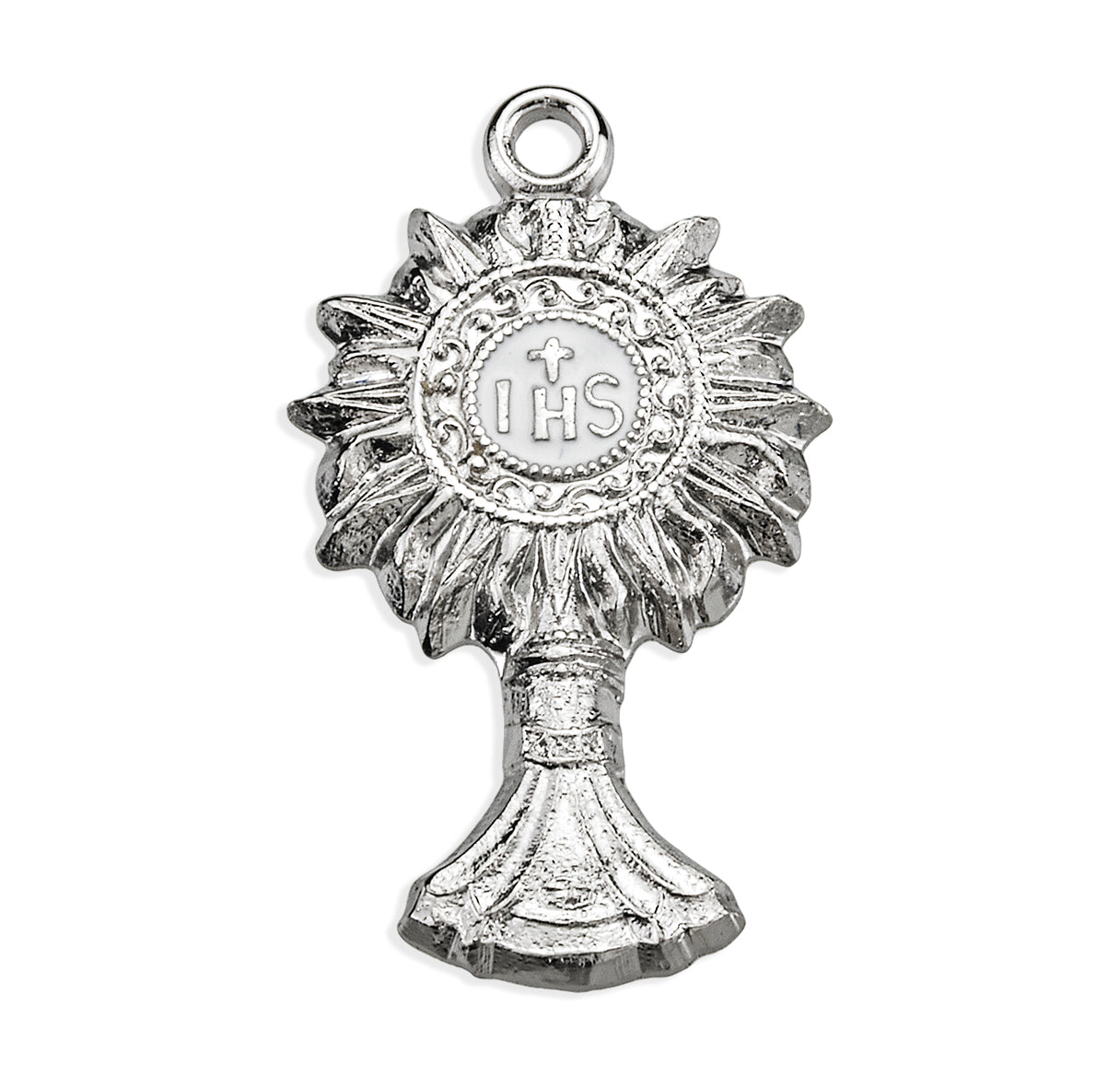 Sterling Silver Monstrance Pendant | .925 Silver
