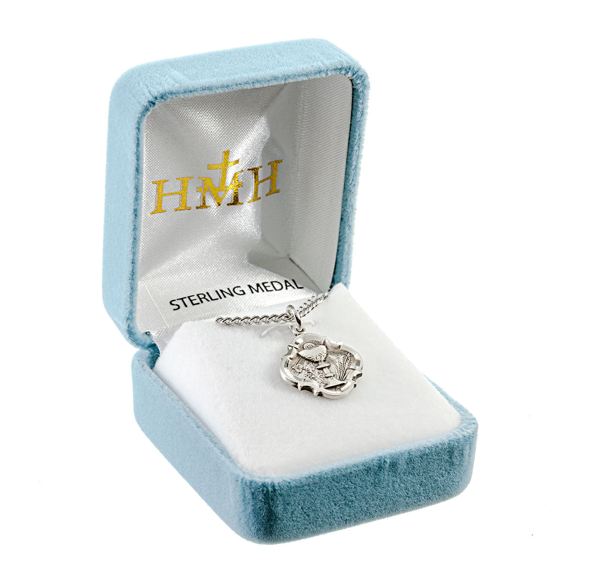 Sterling Silver Communion Baroque Necklace | .925 Silver