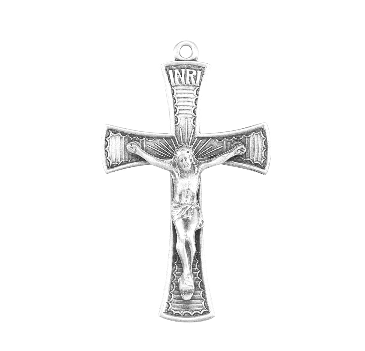 Sterling Silver Ornate Crucifix Necklace | .925 Silver