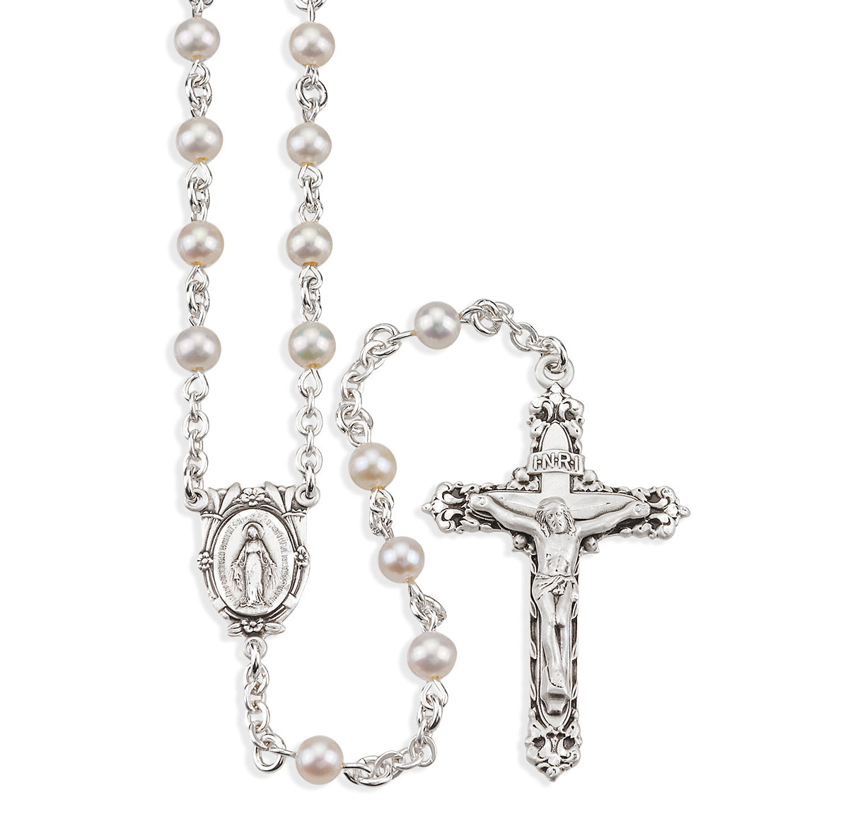Genuine Cultured Pearl Rosary | Catholic Rosary