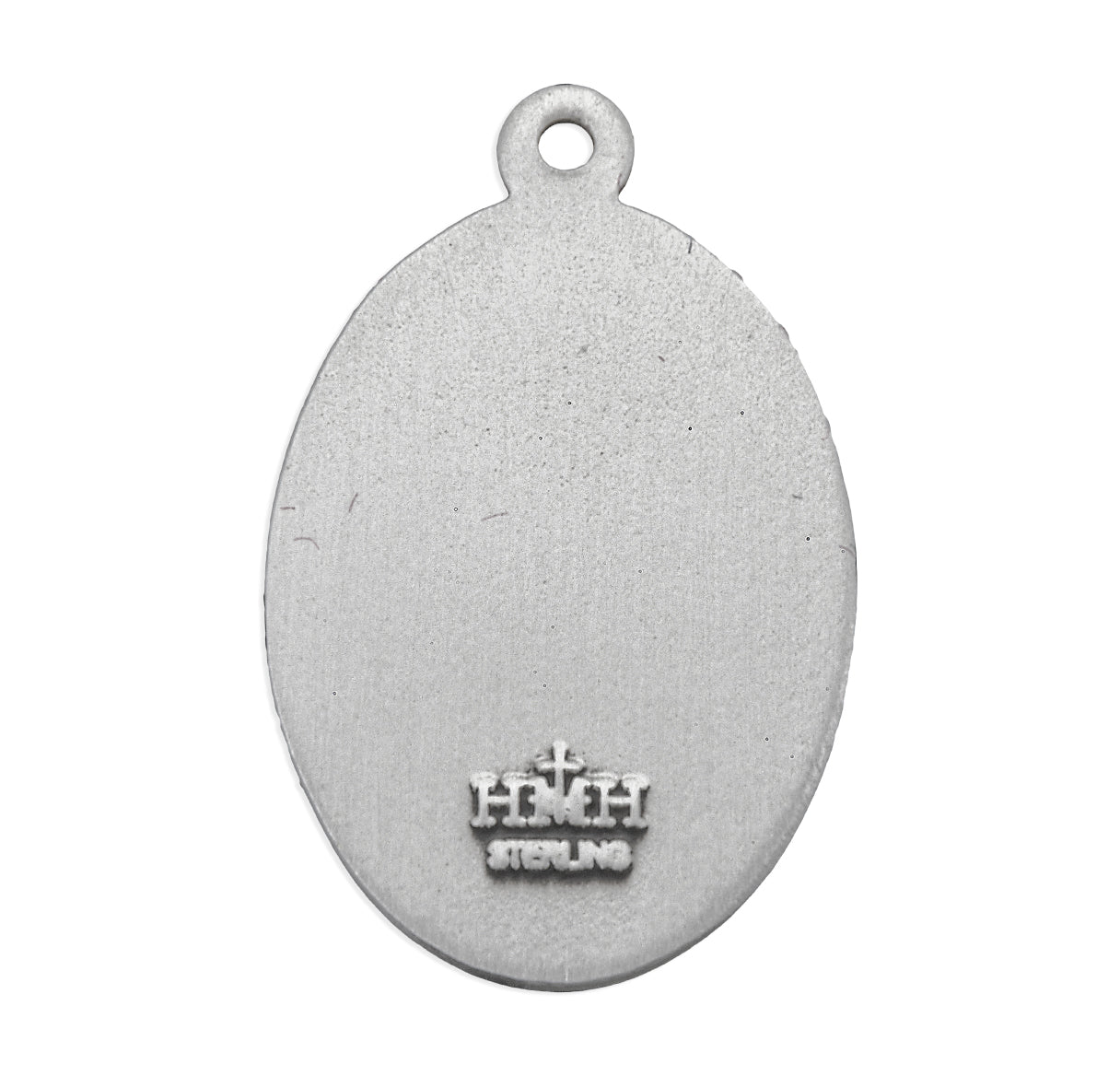 Patron Saint John Neumann Oval Sterling Silver Medal Pendant with Chain | .925 Silver