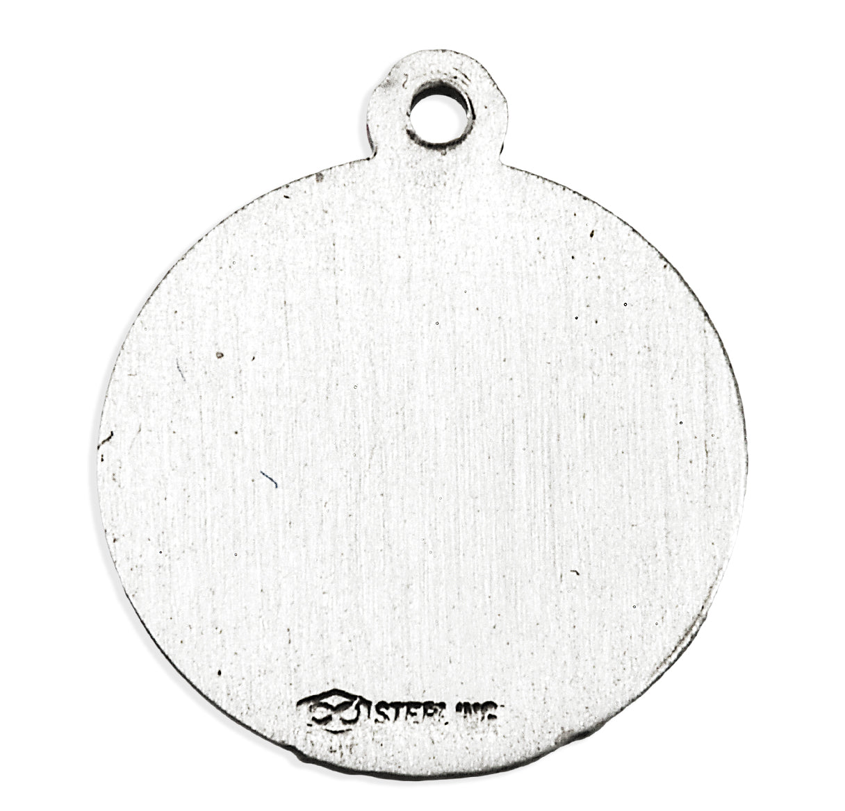 Saint Michael the Archangel Round Sterling Silver Medal