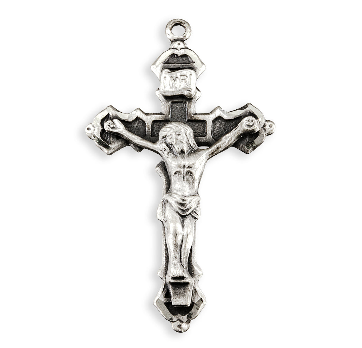 Sterling Silver Crucifix 24"