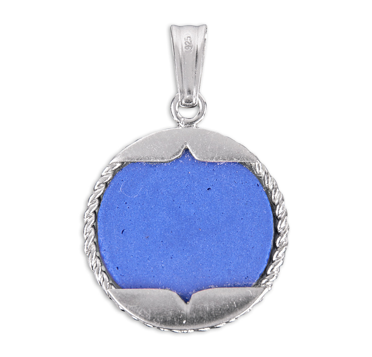 Blue Immaculate Heart of Mary Cameo Medal
