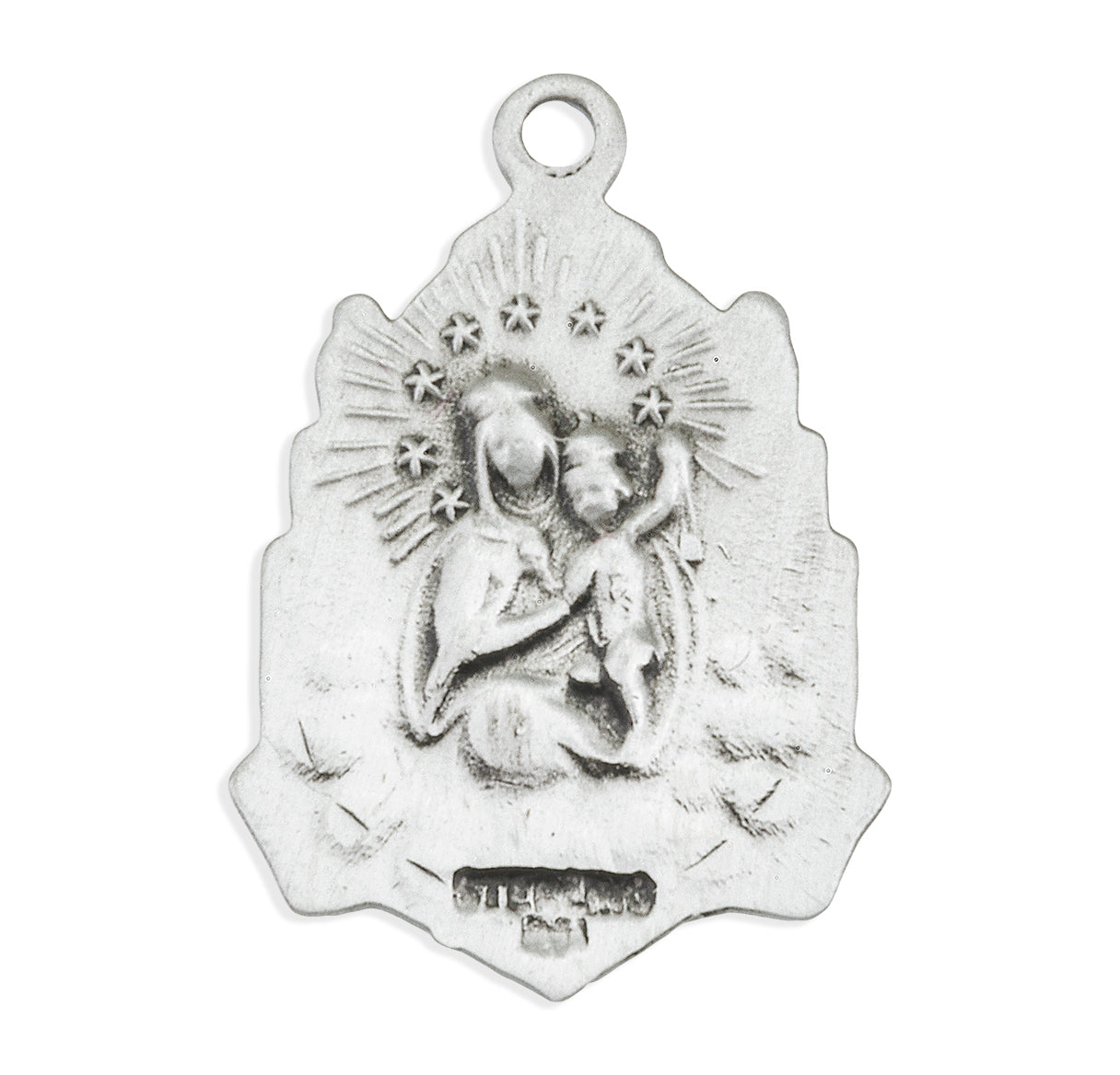 Sterling Silver Scapular Sacred Heart Of Jesus