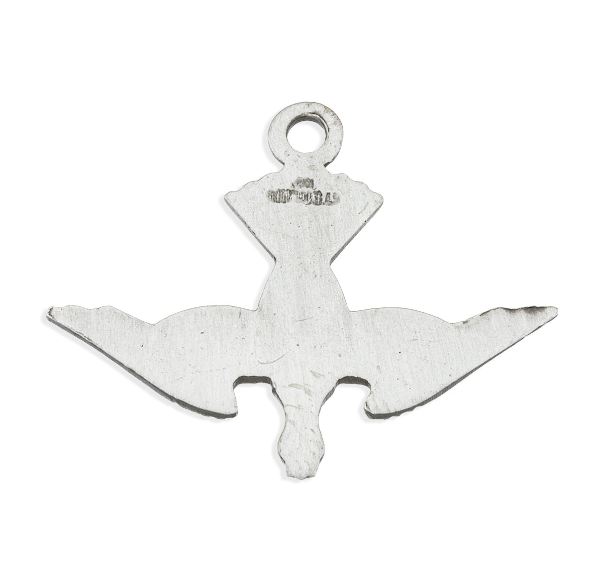 Holy Spirit Sterling Silver Medal Pendant with Chain