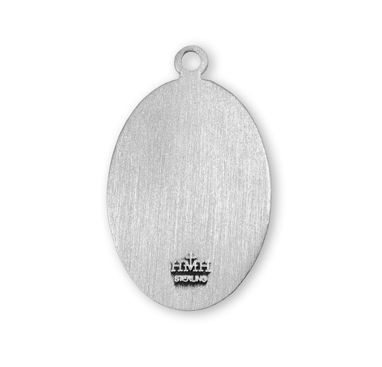 Patron Saint Paul Oval Sterling Silver Medal Pendant with Chain
