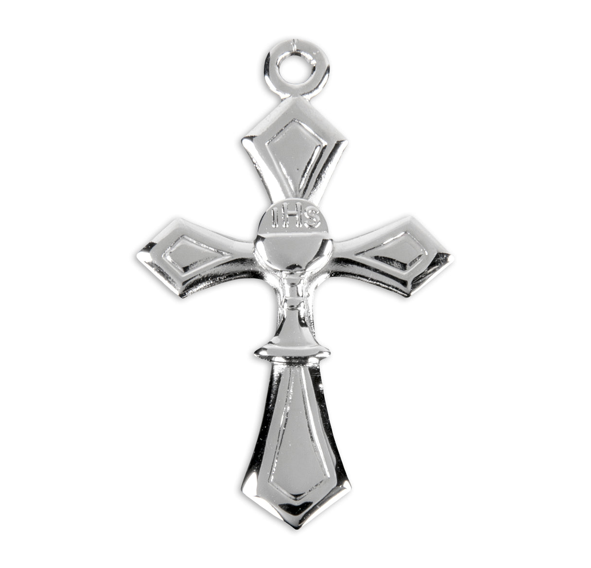 Sterling Silver Cross with a Chalice