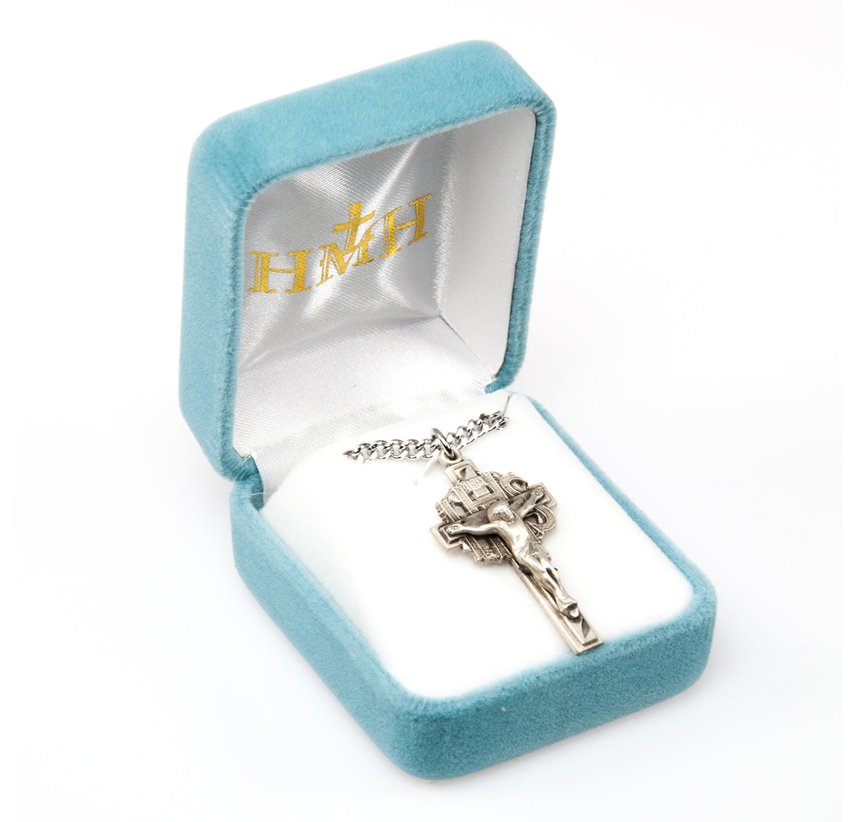Pierced Sterling Silver Crucifix