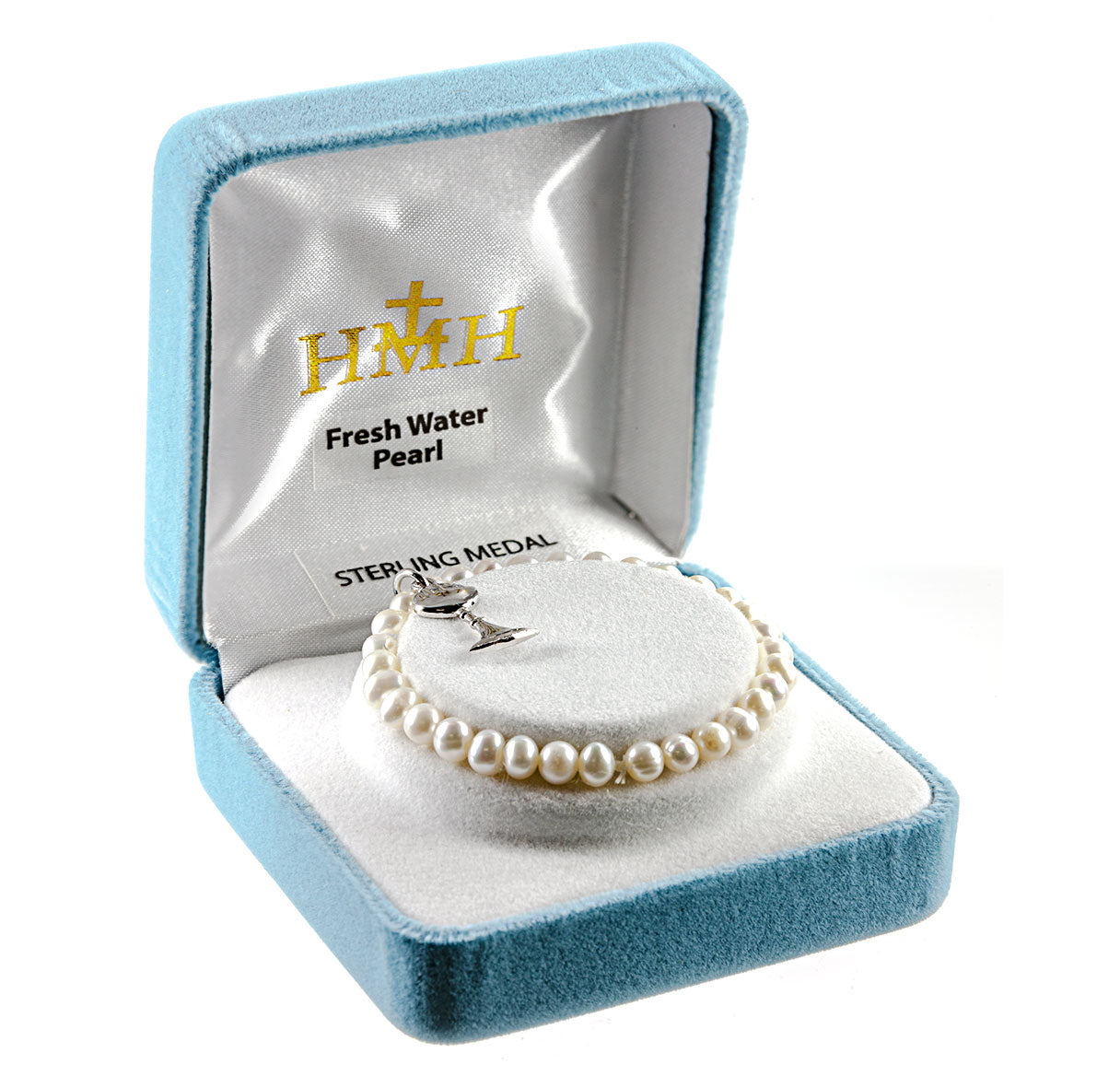 Freshwater Pearl Stretch Bracelet Necklace | Catholic Jewelry