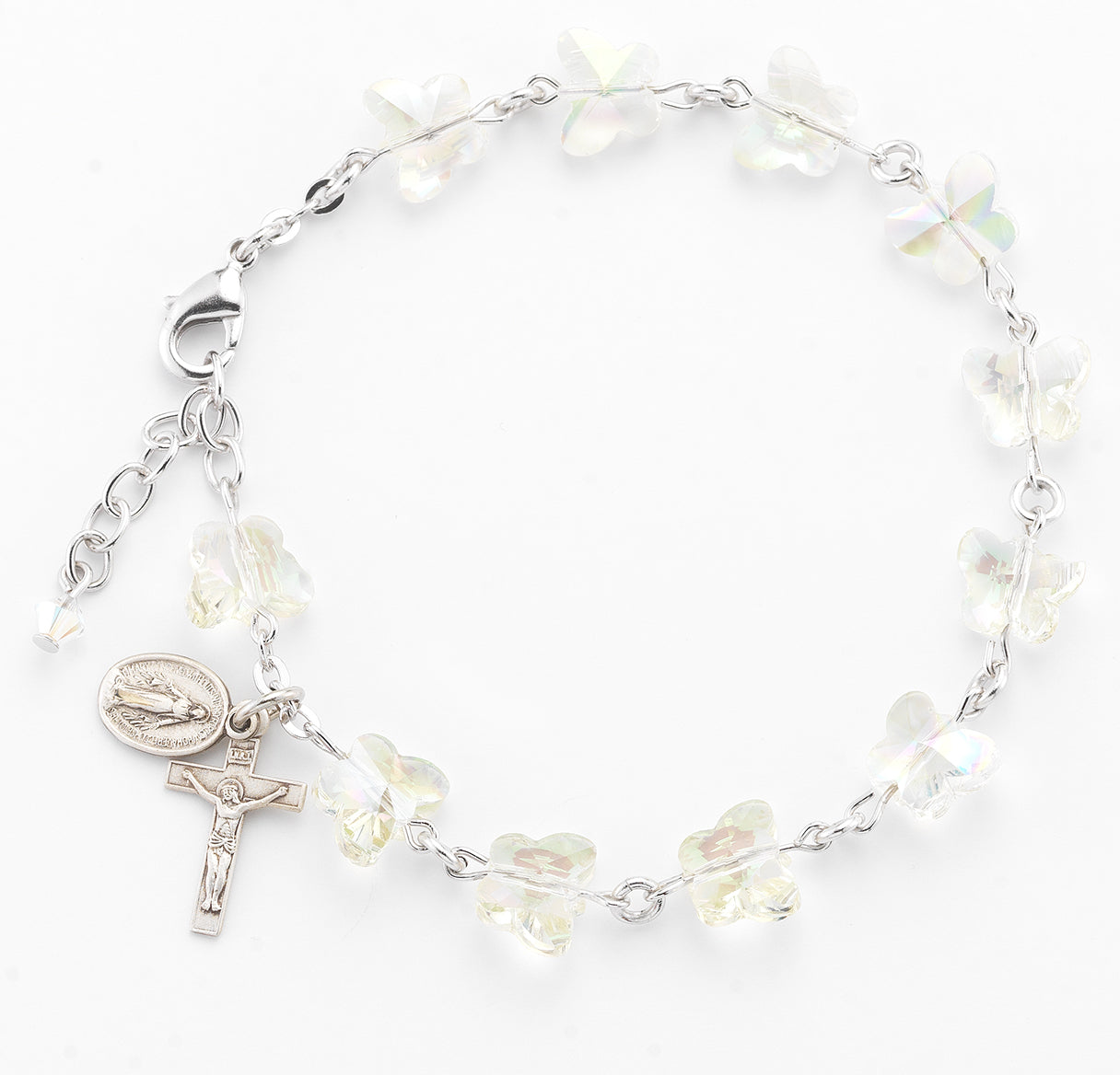 Aurora Butterfly Rosary Bracelet | Catholic Rosary